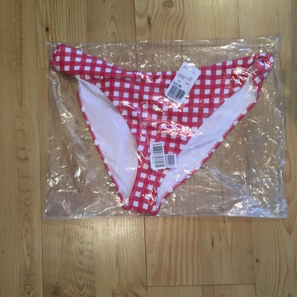 Forever 21 Other - Forever 21 Plus Size Red Gingham Bikini Bottom